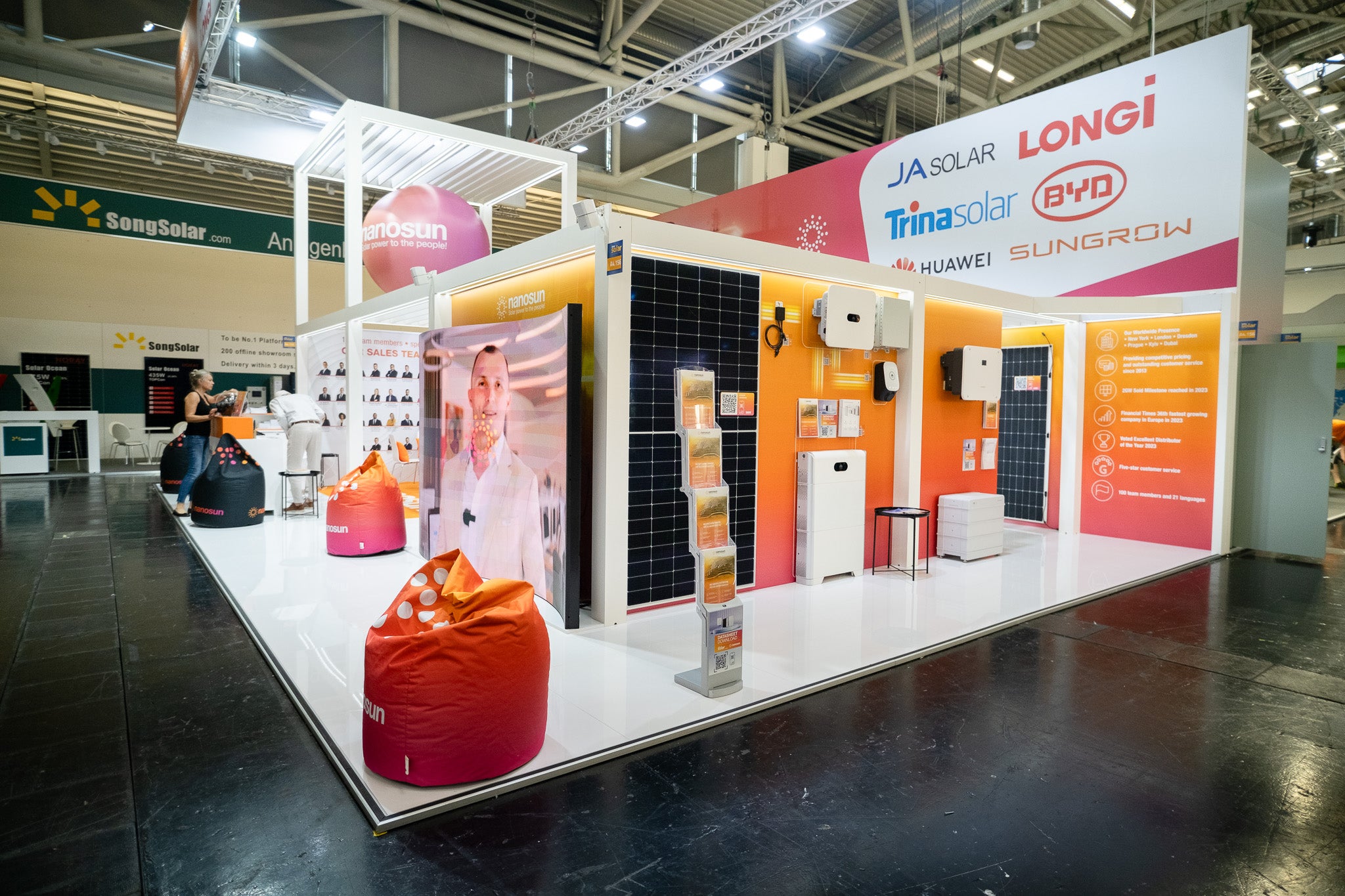 At the Intersolar trade fair we impressed with a brand new stand