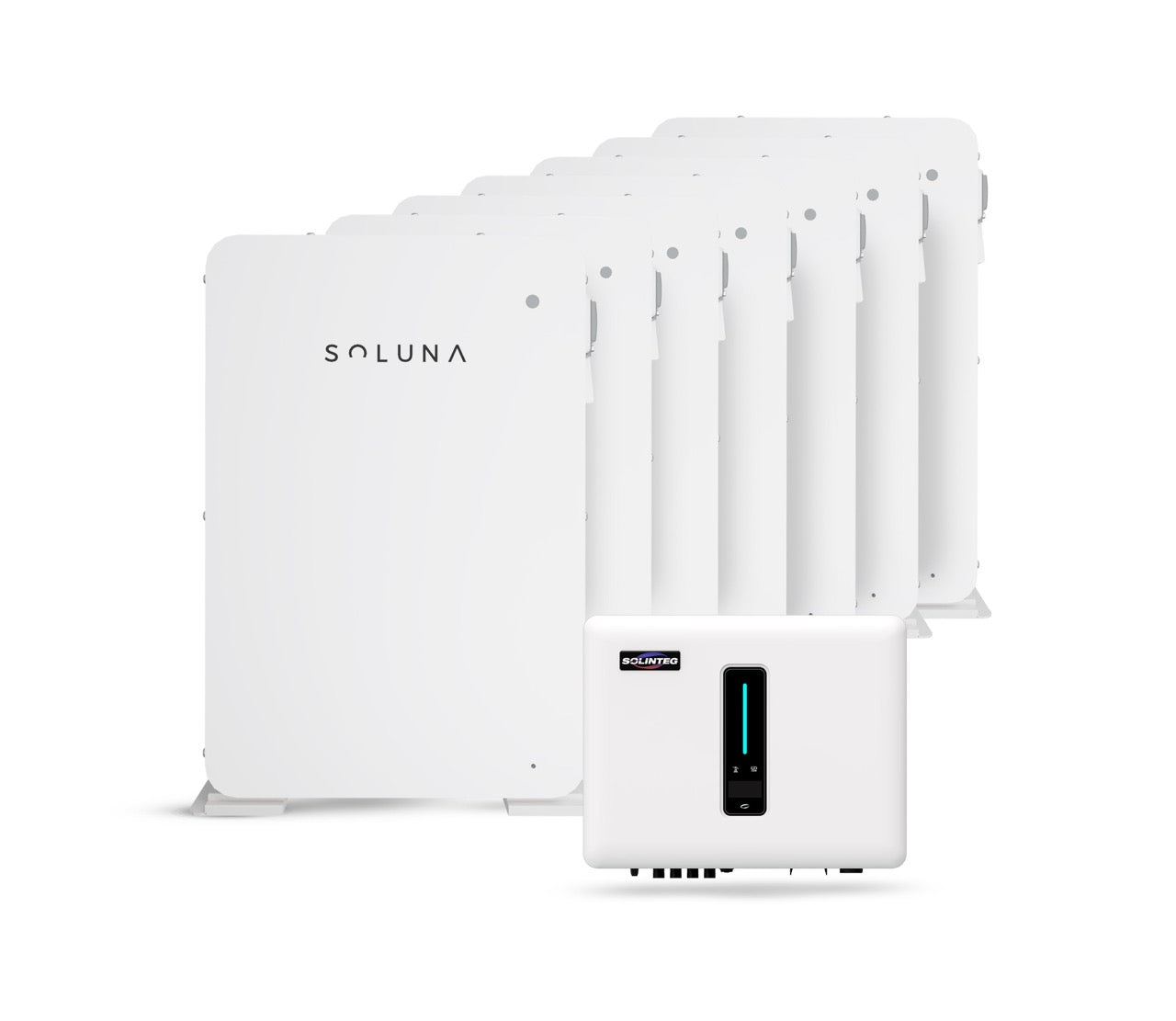 Solinteg 10-50kW Hybrid + up to 100kWh Soluna Storage (MHT-50K-100 + Soluna 10K HV (L-E))