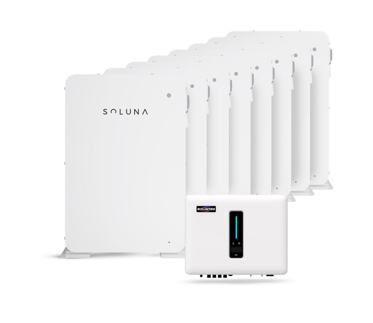 Solinteg 10-50kW Hybrid + up to 100kWh Soluna Storage (MHT-50K-100 + Soluna 10K HV (L-E))